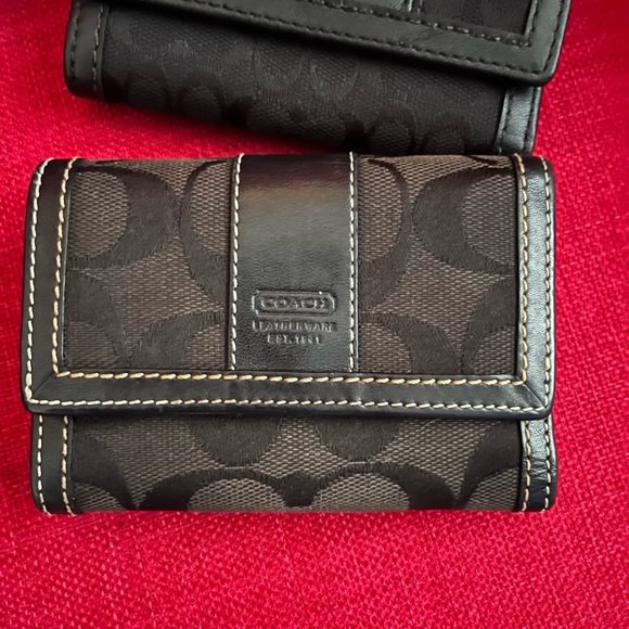 4 Coach Miscellaneous Accessories Guaranteed Authentic Wallets Wristlet Black - Picture 5 of 16